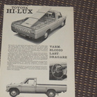1972 Toyota Hi-Lux Pickup esite - Korpivaara - pikkukuva 2