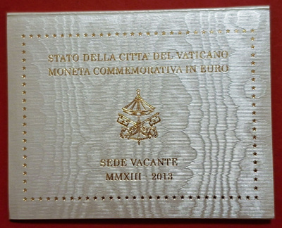 Vatikaani, 2 € 2013. Sede Vacante.