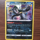 Pokemon Galarian Obstagoon 037/073 Holo Rare - pikkukuva 1
