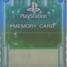 Playstation 1 Memory Card (Clear Blue) - pikkukuva 1
