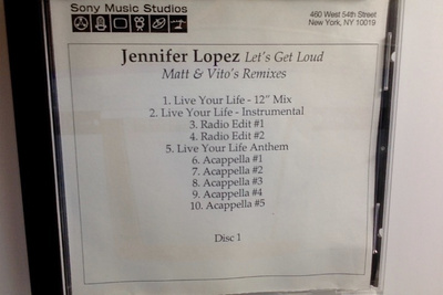 J. LOPEZ : LET'S GET LOUD : RARE MATT & VITO'S 10 REMIXES CD