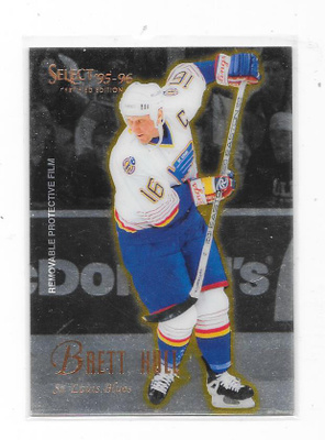 1995-96 Select Certified #4 Brett Hull  St Louis Blues