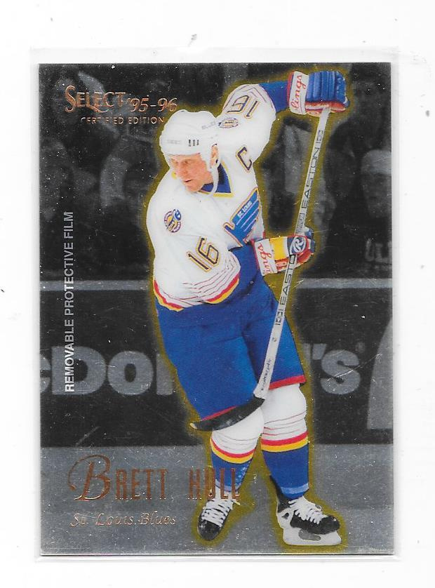 1995-96 Select Certified #4 Brett Hull  St Louis Blues