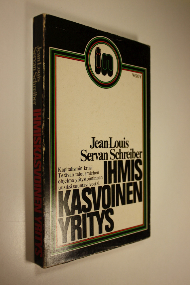 Jean-Louis Servan-Schreiber : Ihmiskasvoinen yritys