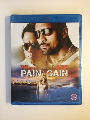 Pain & Gain (Blu-ray) Mark Wahlberg ja Dwayne Johnson (UUSI)