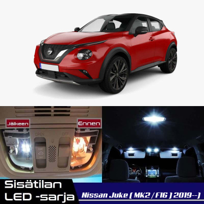 Nissan Juke (F16) Sisätilan LED-sarja 10-osainen