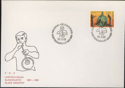 1981 lasiteollisuus FDC