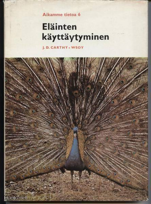 J.D.Carthy: Eläinten käyttäytyminen sid.kp 1957