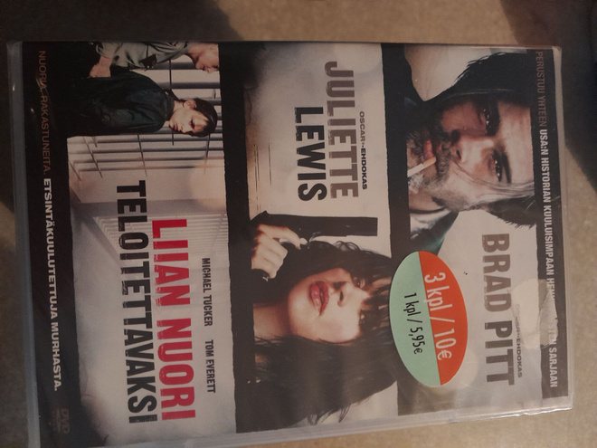 Liian nuori teloitettavaksi dvd,brad pitt