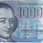 1000 Markkaa 1986 Litt.A kl.5 - pikkukuva 1
