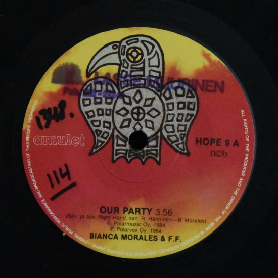 Single: Morales, Bianca - Our Party / Start Tonight
