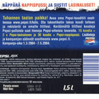 Etiketti. PEPSI MAX Ronaldinho 2004 - pikkukuva 2