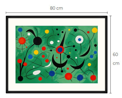 Uusi abstrakti art print taulu 60 cm x 80 cm
