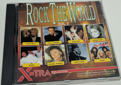 Rock The World Vol. 2 (CD) EX+!! Bonnie Tyler Saxon Wham!