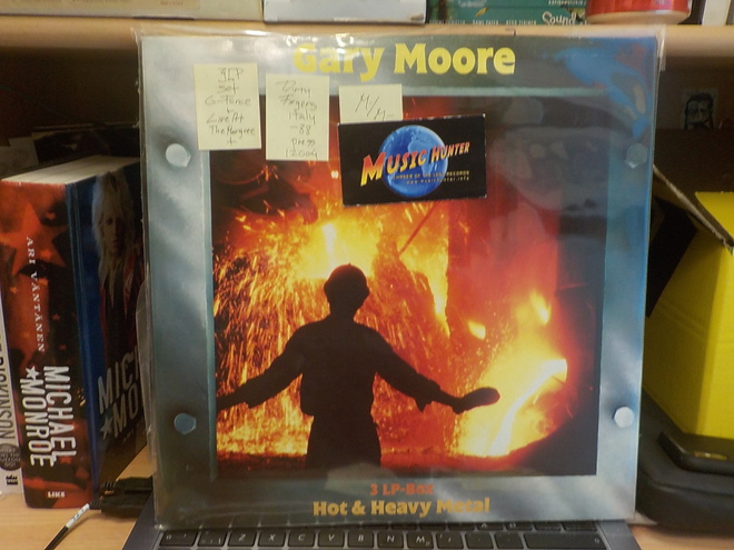GARY MOORE - HOT & HEAVY METAL 3LP BOX M-/M- 3LP