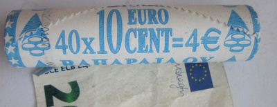 Suomi Rahapaja Täysi Rulla 40 x 10 senttiä 2007