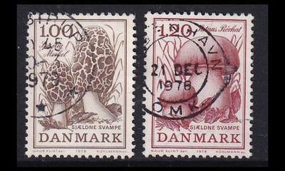 Tanska 673-4 o Harvinaisia sieniä (1978)