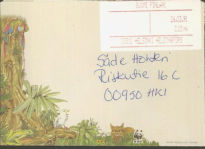 1991 vaaka-leima-lipuke kirje