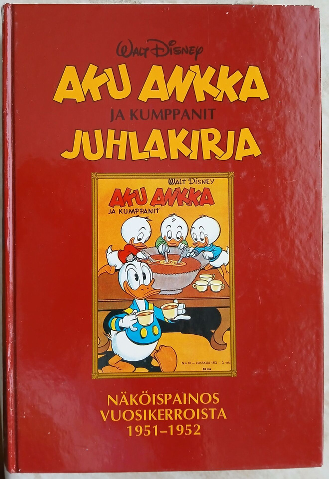Aku Ankan näköispainos 1951-1952