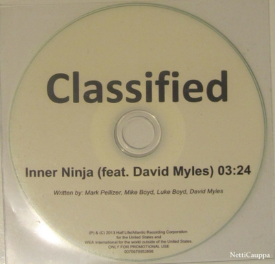 Classified Feat. David Myles • Inner Ninja PROMO CDr-Single