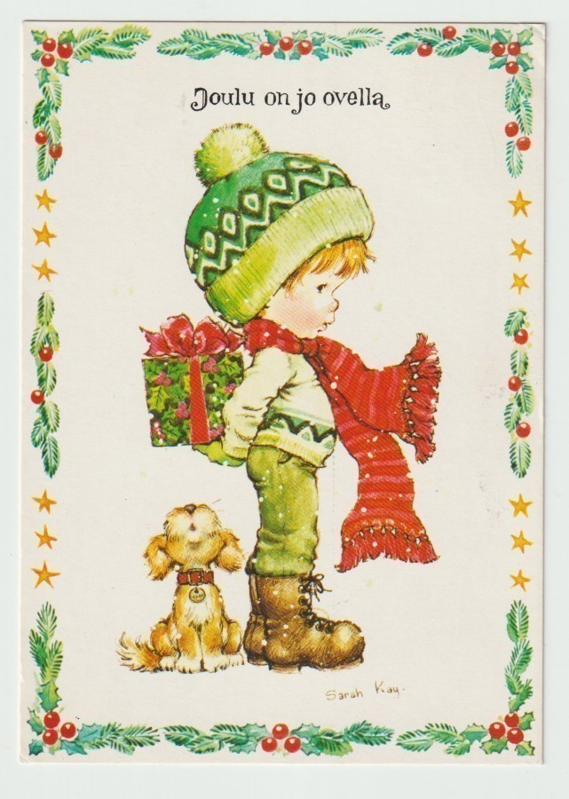 Sarah Kay : Joulu on jo ovella.