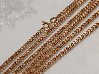70cm, Gold plated Panssari kaulakoru GP. CADO