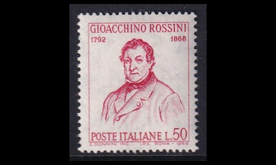 Italia 1282 ** Gioacchino Antonio Rossini (1968)