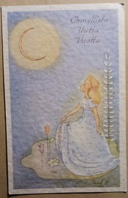 Guni Wahlroos-Saarela: Leidi, kukat, kuunsirppi, p. 1945