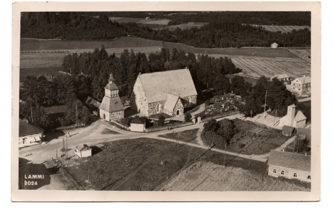 Hämeenlinna / Lammi: ilmakuva,(Tmi Karhumäki n:0 2024 mv)