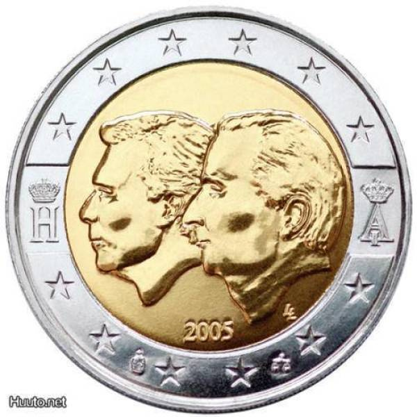 Belgia 2e:n erikoiskolikko 2005 Henri & Albert  (Unc)