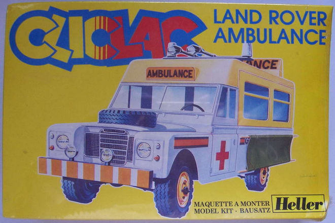 Land Rover Ambulanssi Heller rakennussarja uusi