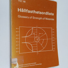 Hållfasthetsordlista = Glossary of strength of materials ... - pikkukuva 1
