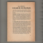Böök: Shakkipelin oppikirja I - II, WSOY 1948 -54, nid., K3 - pikkukuva 2