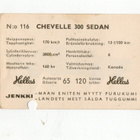 Purkkakuva Hellas Autosarja n:o 116 CHEVELLE 300 Sedan - pikkukuva 2