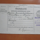 1918 Maanviljelyshallitus kahden paketin vapaaosoitekortti - pikkukuva 1