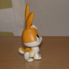 LITTLEST PET SHOP valko-oranssi PUPU, KANI #75 - pikkukuva 4