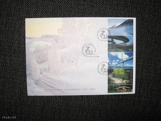 suomi*tielaitos ensipäiväkuori 15.2.1999