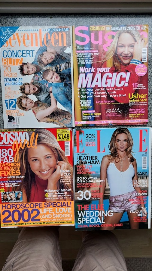 Seventeen + Sugar + Cosmo Girl + Elle
