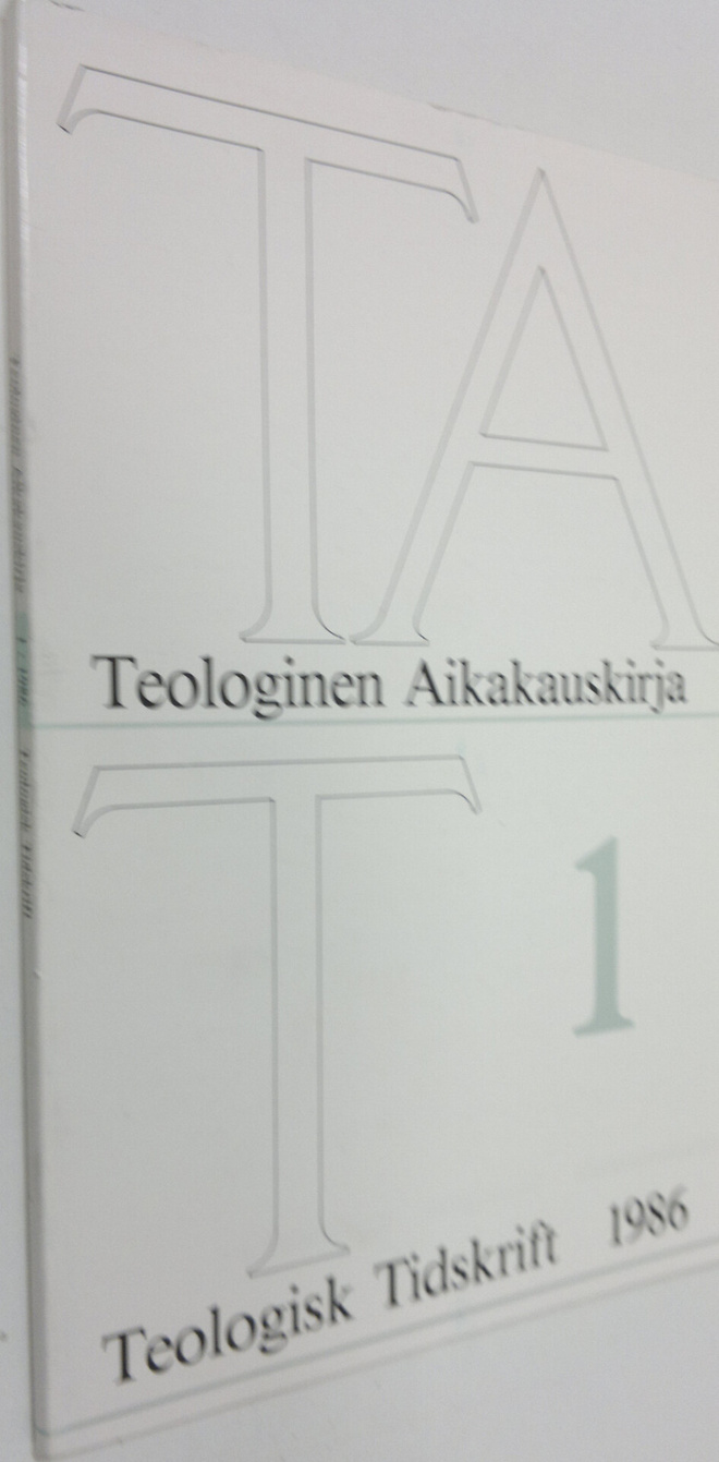 Teologinen aikakauskirja = Teologisk tidskrift 1/1986