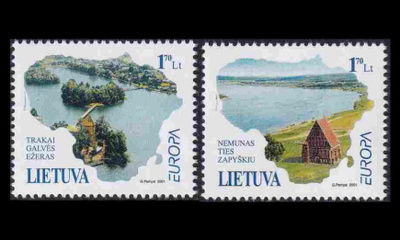 Liettua 756-7 ** Europa vesi (2001)