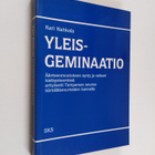 Kari Nahkola : Yleisgeminaatio : äänteenmuutoksen synty j... - pikkukuva 1