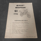 Mopedi S1 varaosaluettelo - pikkukuva 1