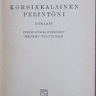 Frank Heller: Korsikkalainen perintöni, Otava 1929. 214 s. - pikkukuva 2