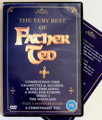 VERY BEST OF FATHER TED – UK DVD 2002, 6 jaksoa, ei Suomitxt