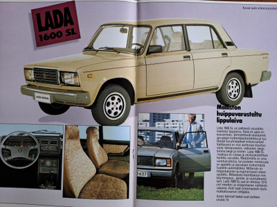 Lada Mallisto -esite 80-luvun lopusta