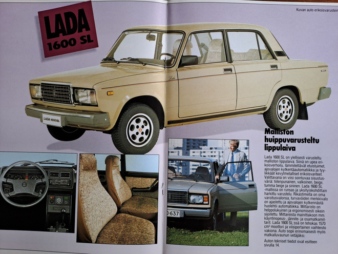 Lada Mallisto -esite 80-luvun lopusta