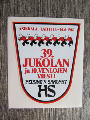 SUUNNISTUS.....39. Jukolan viesti 1987, Asikkala - Lahti.