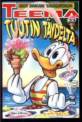 ååse . AKU ANKKA . TASKUKIRJA . TEEMA N:o 33 .