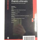 Peter Beilhartz : Thesis eleven : Critical theory and his... - pikkukuva 2