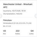 Liput x 3: Manchester United - Wrexham AFC - pikkukuva 2